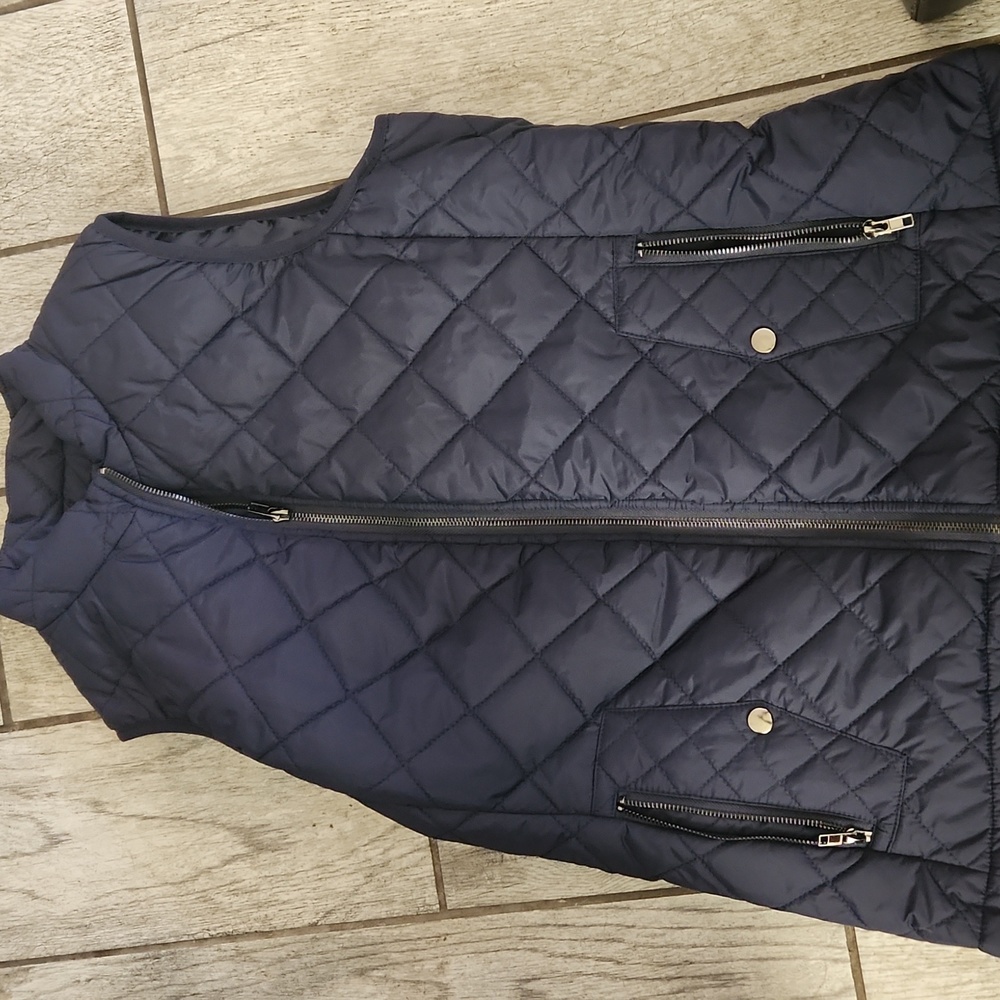 Navy blue vest